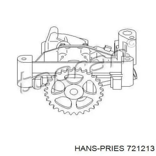 Bomba de aceite 721213 Hans Pries (Topran)