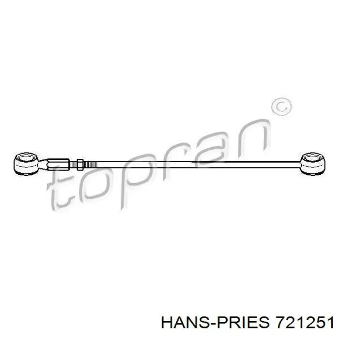 Тяга кулисы АКПП/КПП Hans Pries (Topran) 721251 цена, от 5.80 USD