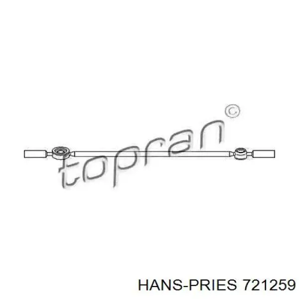 721259 Hans Pries (Topran) тяга кулисы акпп/кпп