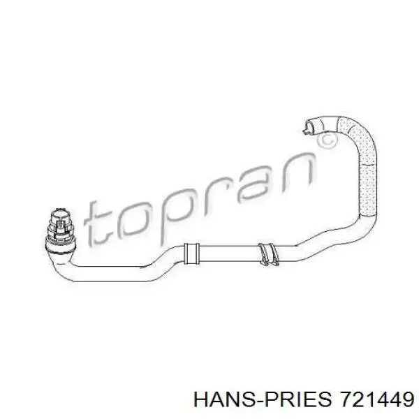 Купить 00001351J4 Peugeot/Citroen Трубопроводы и шланги системы охлаждения