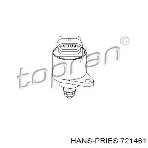 721461 Hans Pries (Topran) клапан (регулятор холостого хода)