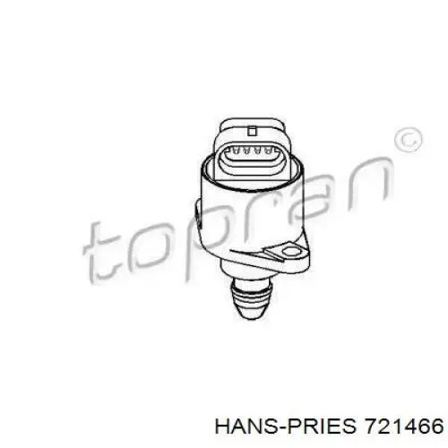 Клапан/регулятор холостого ходу 721466 Hans Pries (Topran)