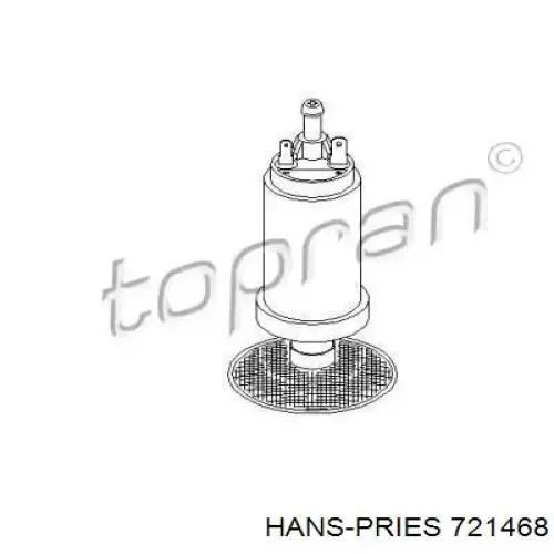 721468 Hans Pries (Topran) элемент-турбинка топливного насоса