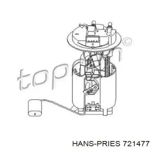 Бензонасос 721477 Hans Pries (Topran)