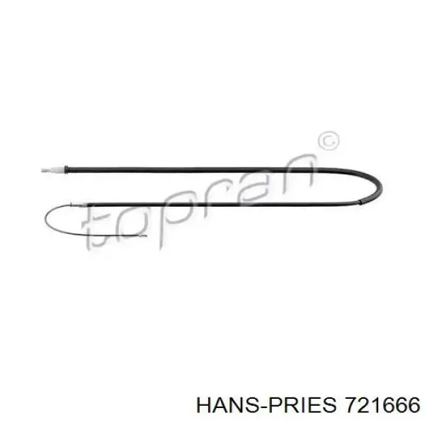 Трос ручника 721666 Hans Pries (Topran)