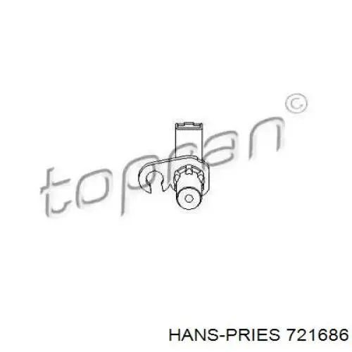 Датчик коленвала 721686 Hans Pries (Topran)