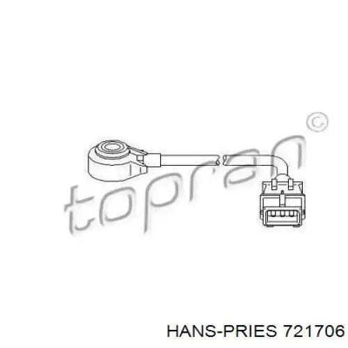 Датчик детонации 721706 Hans Pries (Topran)