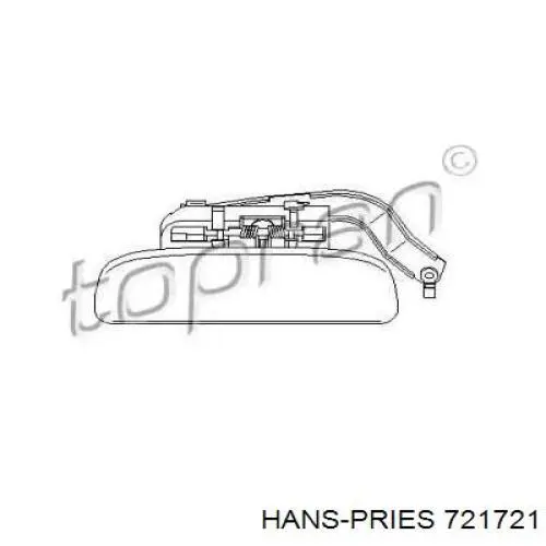 2306Z41 Polcar Ручка передней двери наружная, левая