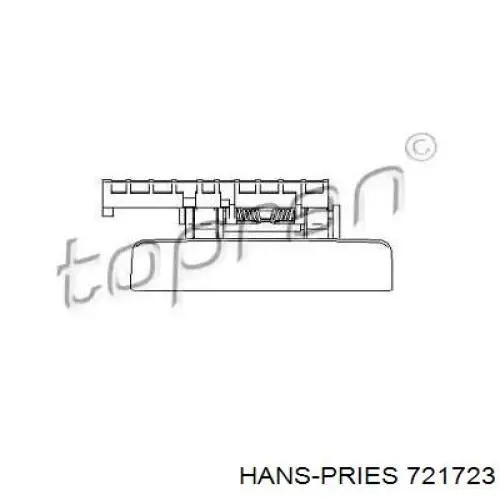 721723 Hans Pries (Topran) ручка двери передней наружная правая