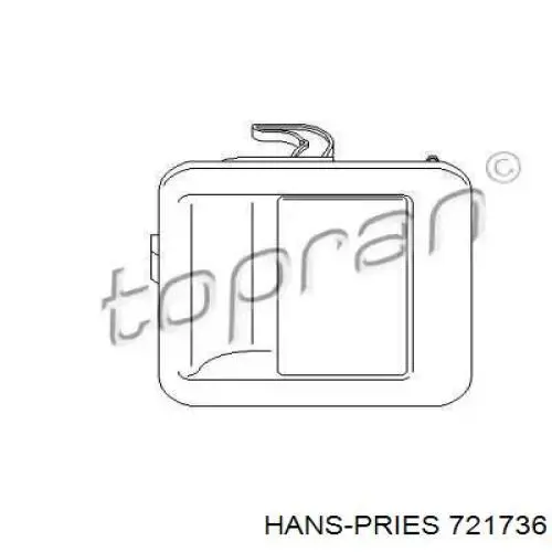 Ручка двери передней наружная 721736 Hans Pries (Topran)