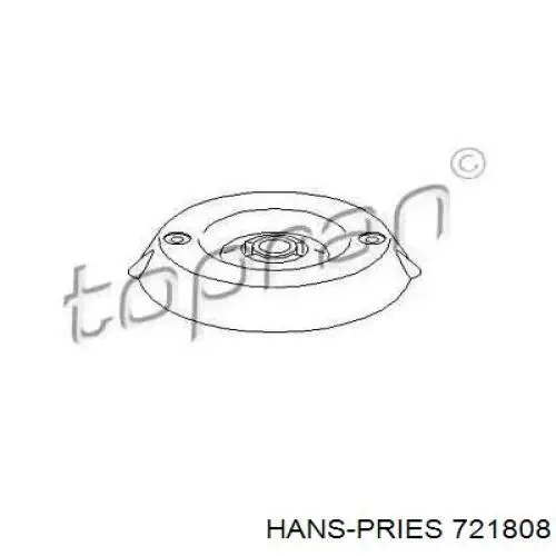 Опора амортизатора переднего 721808 Hans Pries (Topran)