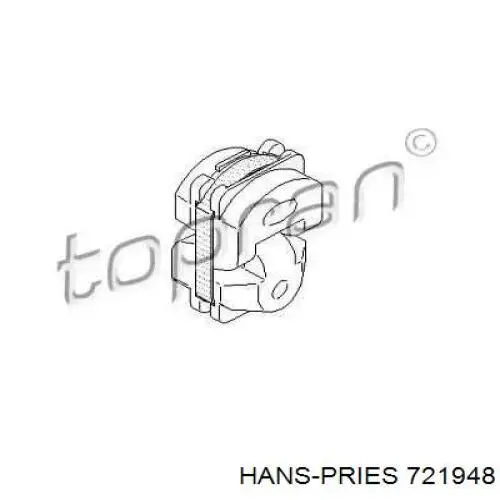 721948 Hans Pries (Topran) подушка крепления глушителя