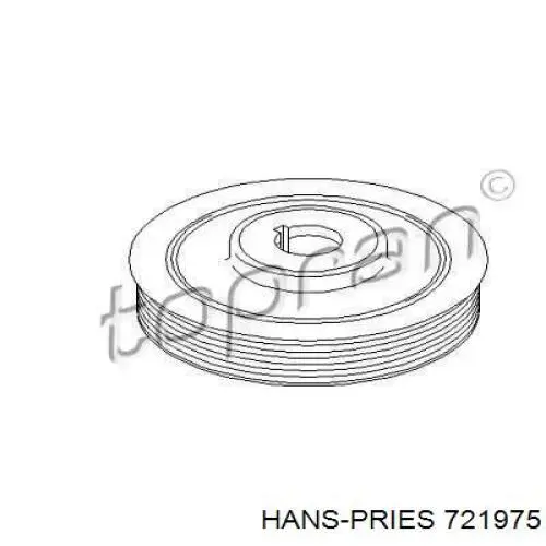 Шкив коленвала 721975 Hans Pries (Topran)