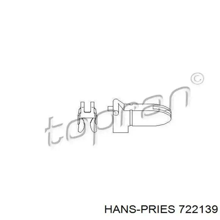 722139 Hans Pries (Topran) трос сцепления