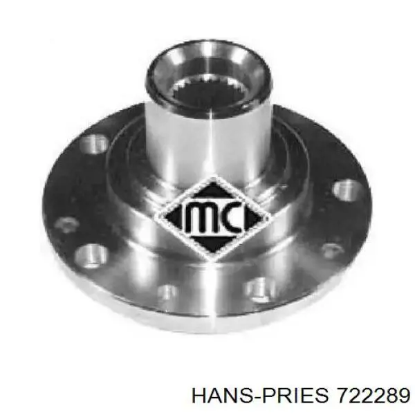 Передняя ступица 722289 Hans Pries (Topran)
