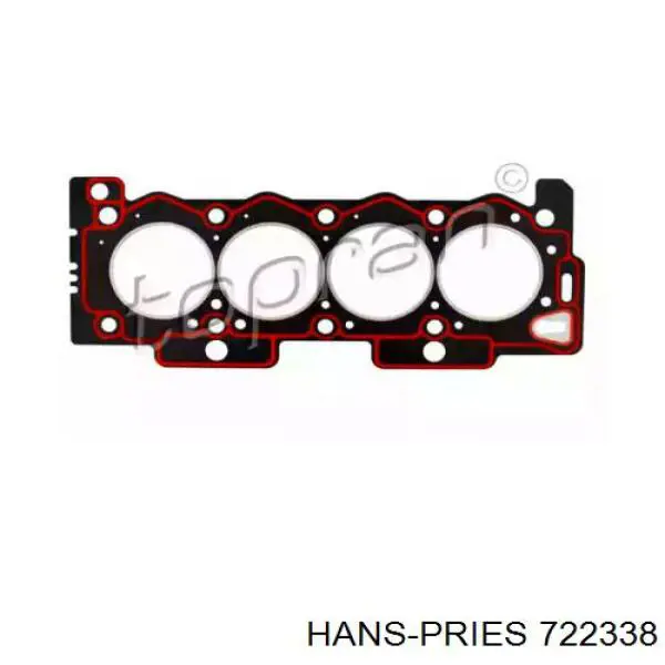 Прокладка ГБЦ 722338 Hans Pries (Topran)