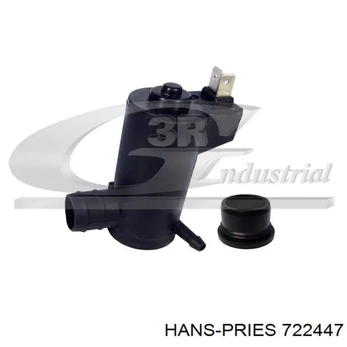 722447 Hans Pries (Topran) насос-мотор омывателя стекла переднего