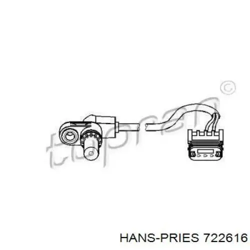 Датчик скорости 722616 Hans Pries (Topran)