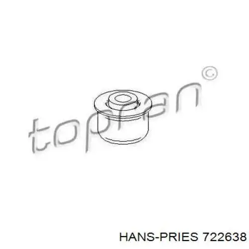 Сайлентблок переднего нижнего рычага 722638 Hans Pries (Topran)