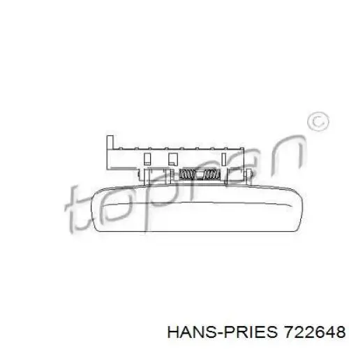 Ручка двери задней наружная правая Hans Pries (Topran) 722648 цена, от 13.90 USD