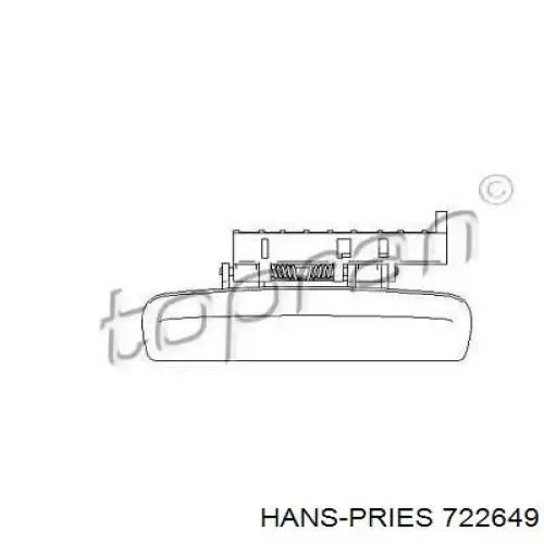 Ручка двери задней наружная левая Peugeot/Citroen 9101N0 цена, от 13.36 USD