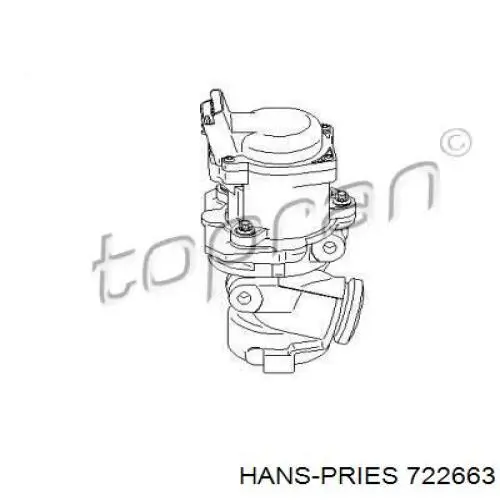 Клапан ЕГР 722663 Hans Pries (Topran)