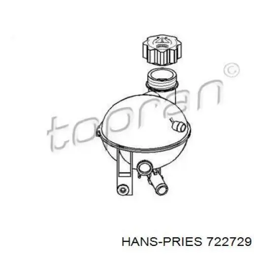 Бачок системы охлаждения 722729 Hans Pries (Topran)