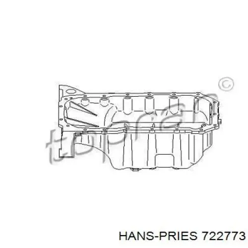 722773 Hans Pries (Topran) Картер масляный