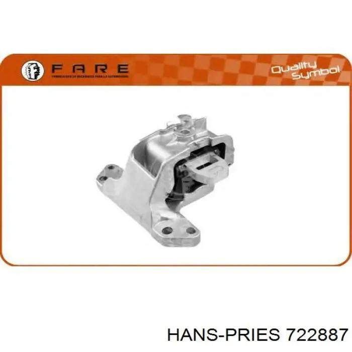 Купить 722887 Hans Pries (Topran) Левая подушка двигателя