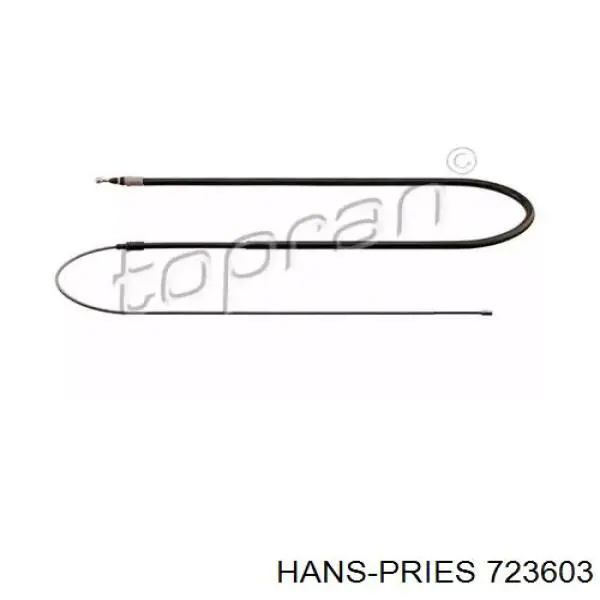 Задний трос ручника 723603 Hans Pries (Topran)