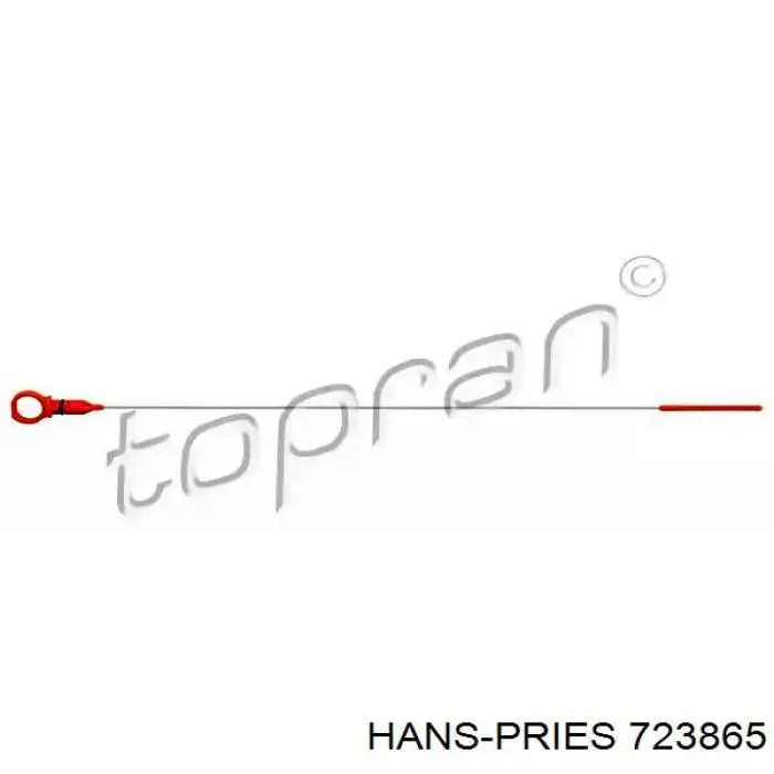 Щуп (индикатор) уровня масла в двигателе Hans Pries (Topran) 723865
