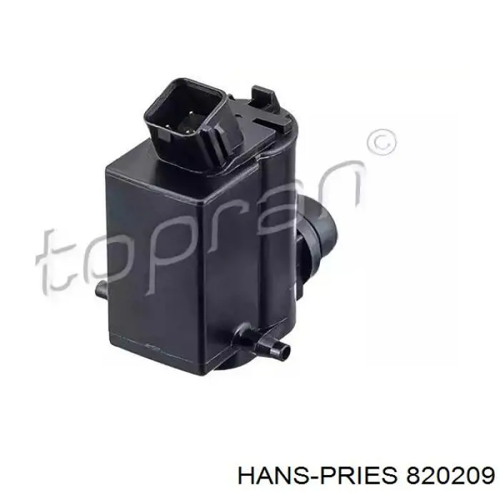 820209 Hans Pries (Topran) bomba de motor de fluido para lavador de vidro traseiro
