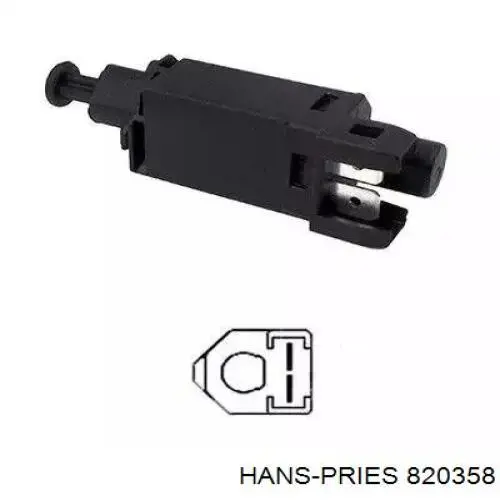 Купить 820358 Hans Pries (Topran) Лягушка стоп сигнала