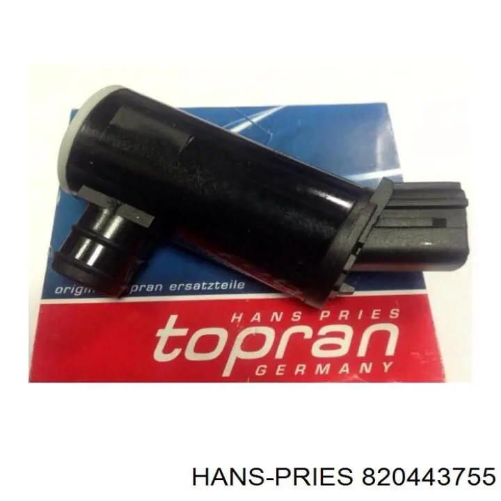 820 443 755 Hans Pries (Topran) насос-мотор омывателя стекла переднего