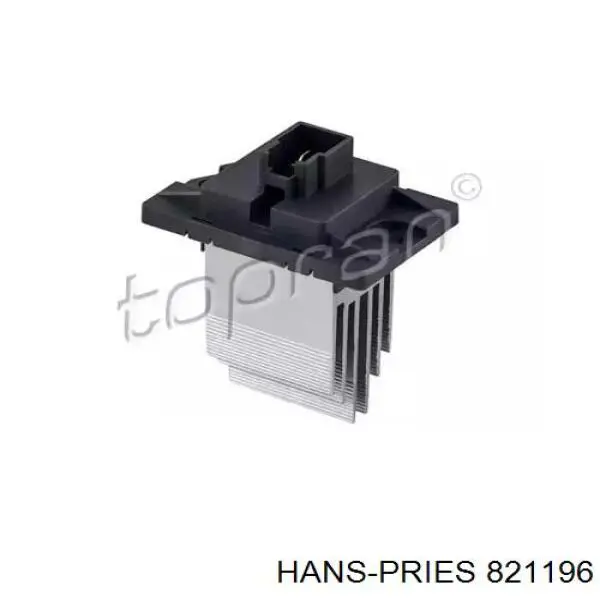 821196 Hans Pries (Topran) resistor (resistência de ventilador de forno (de aquecedor de salão))