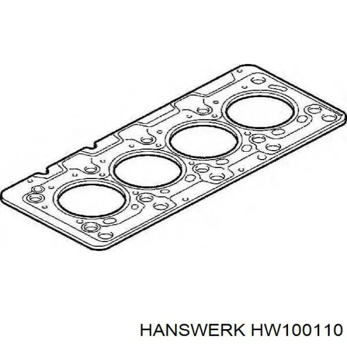HW100110 Hanswerk прокладка гбц