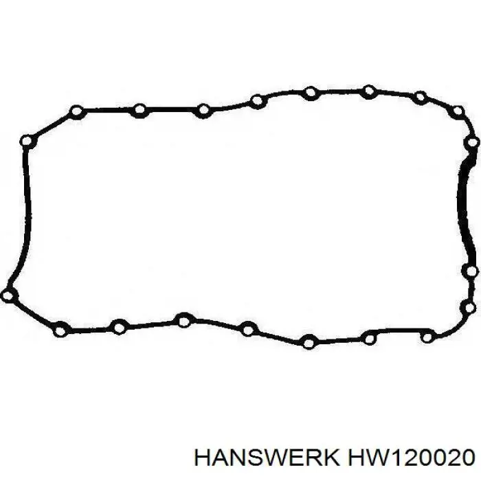 Прокладка поддона картера HW120020 Hanswerk