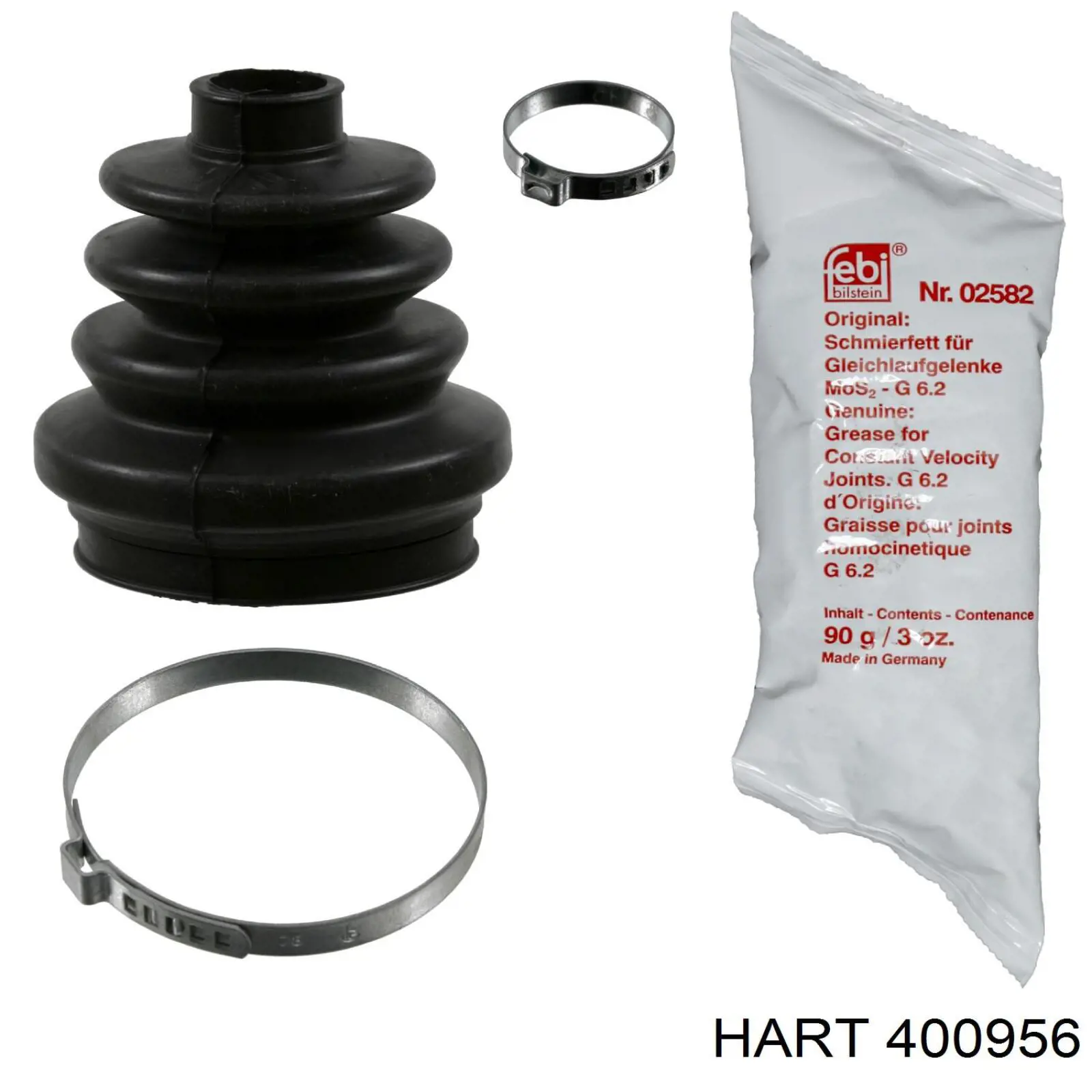 Пыльник шарнира угловых скоростей внутренний передний Hart 400956 цена, от 7.69 USD