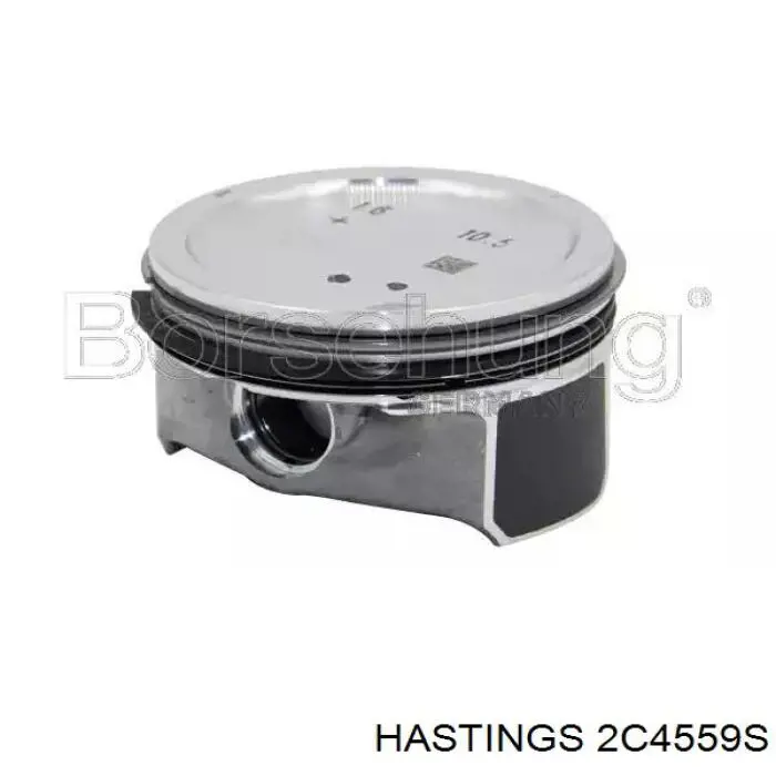 Купить 2C4559S Hastings Комплект поршневых колец на 1 цилиндр, стандарт