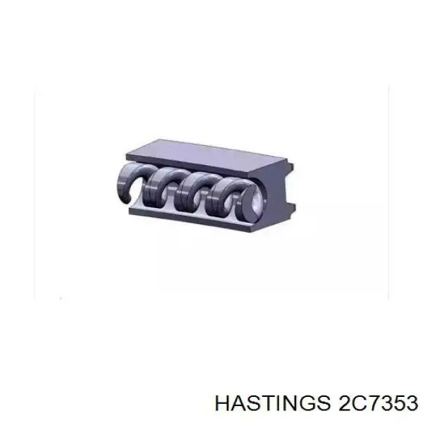 Кольца поршневые HW300050 Hanswerk
