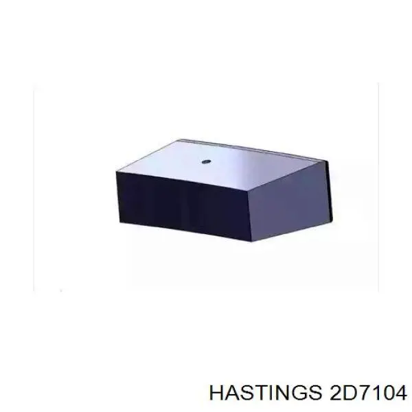 2D7104 Hastings kit de anéis de pistão de motor, std.