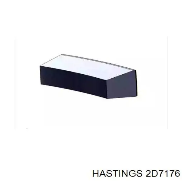 2D7176 Hastings кольца поршневые на 1 цилиндр, 2-й ремонт (+0,65)