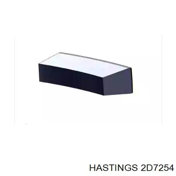 2D7254 Hastings anéis do pistão para 1 cilindro, std.