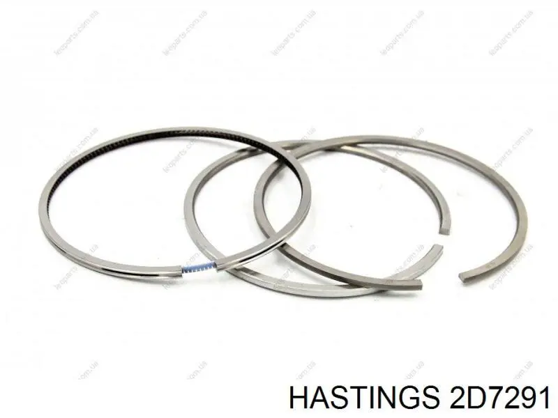 Комплект поршневых колец на 1 цилиндр, стандарт 2D7291 Hastings