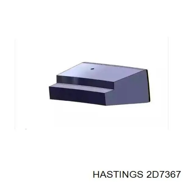 2D7367 Hastings кольца поршневые на 1 цилиндр, std.
