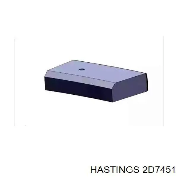 2D7451 Hastings кольца поршневые на 1 цилиндр, std.