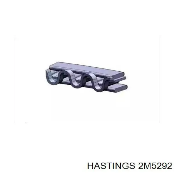 2M5292 Hastings кольца поршневые на 1 цилиндр, std.