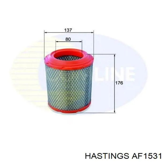 Воздушный фильтр AF1531 Hastings