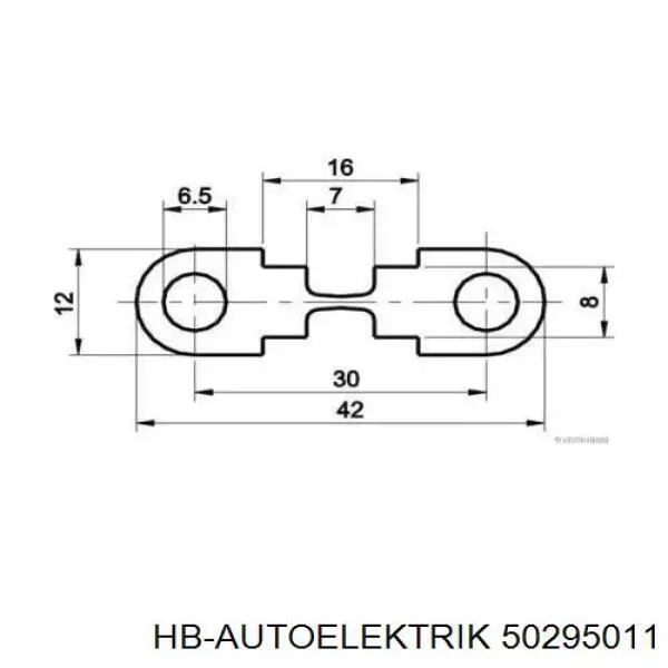 Предохранители (электрических цепей) HB Autoelektrik 50295011 цена, от 1.22 USD