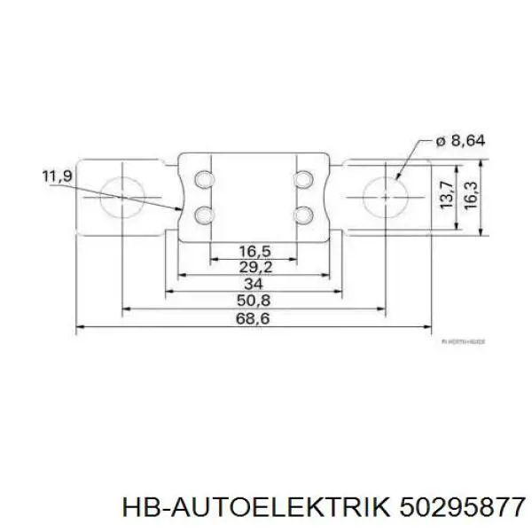 Предохранитель 6500R9 Peugeot/Citroen